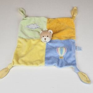 Gipsy security blanket lovey Bear Colorblock Knots Hot air baloon